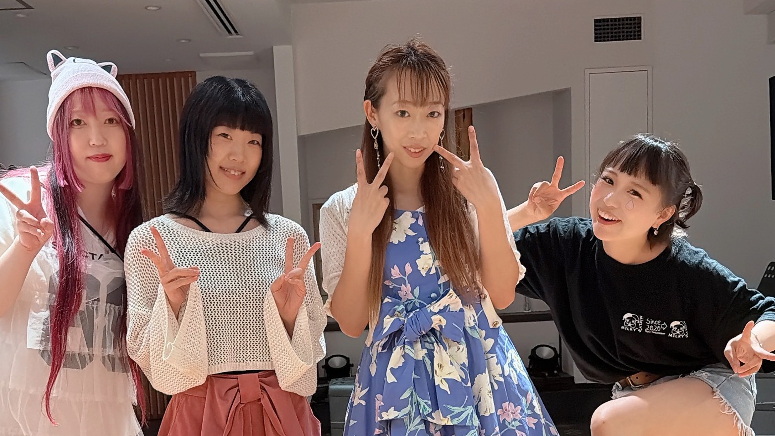 ブーゲンビリア出演の4組（宮本彩陽・花城さやきち・胡桃沢はな・鬼塚真紀）