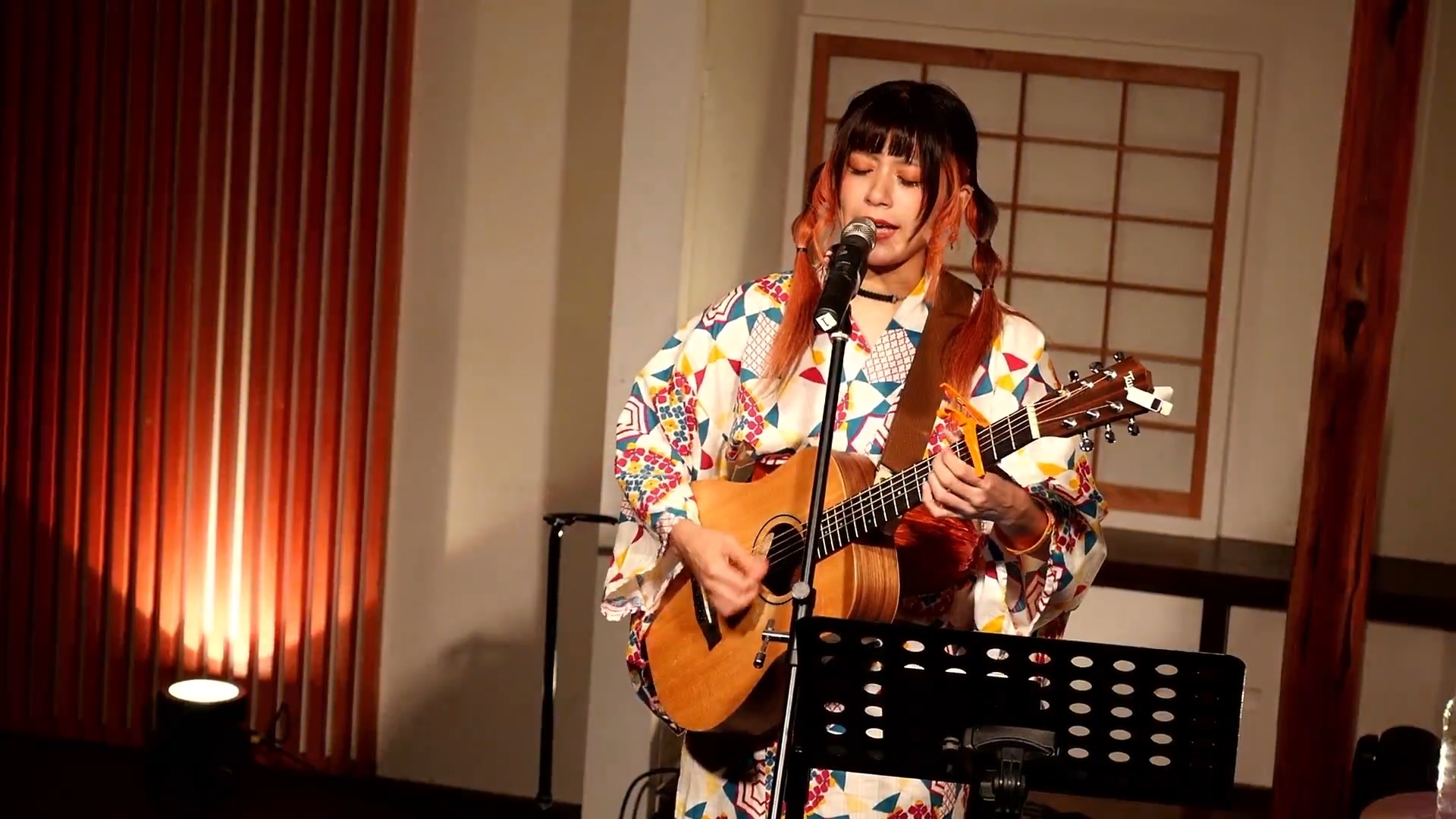 七夕ライブ クレヨンゆーち ステージの様子