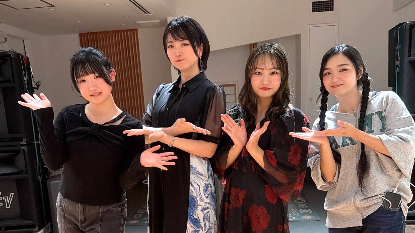 Music Park #229 2026年10月7日 御茶ノ水パルトネール 出演者4人の集合写真（左から紡菜・武岡あや乃・実希・UMA）